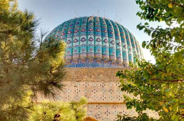 Samarkand Uzbekistan October 2019 Bibi Khanym Mosque — Foto de Stock