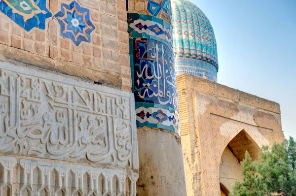 Самарканд Узбекистан Октябрь 2019 Года Мечеть Биби Ханым — стоковое фото