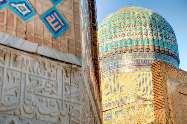 Samarkand Uzbekistan October 2019 Bibi Khanym Mosque — стокове фото