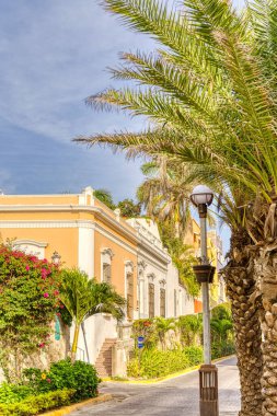 Mazatlan, Sinaloa, Mexico - January 2022 : Historical center in sunny weather