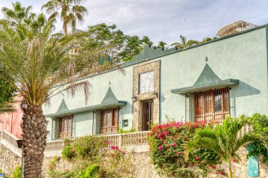 Mazatlan, Sinaloa, Mexico - January 2022 : Historical center in sunny weather