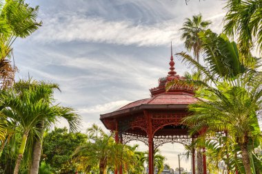 Mazatlan, Sinaloa, Mexico - January 2022 : Historical center in sunny weather