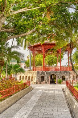 Mazatlan, Sinaloa, Mexico - January 2022 : Historical center in sunny weather