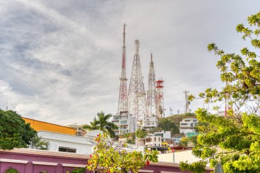 Mazatlan, Sinaloa, Mexico - January 2022 : Historical center in sunny weather
