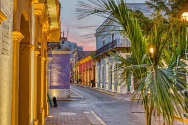 Mazatlan, Sinaloa, Mexico - January 2022 : Historical center in sunny weather,