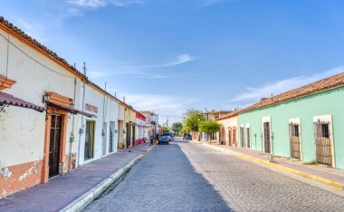 Mazatlan, Sinaloa, Mexico - January 2022 : Historical center in sunny weather,