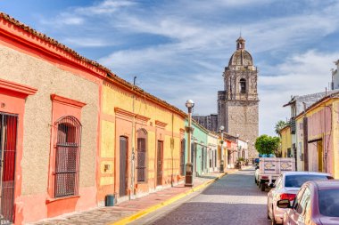 Mazatlan, Sinaloa, Mexico - January 2022 : Historical center in sunny weather,