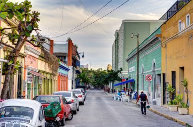 Mazatlan, Sinaloa, Mexico - January 2022 : Historical center in sunny weather