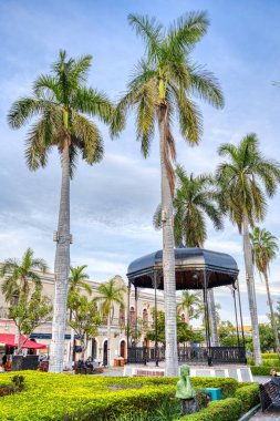 Mazatlan, Sinaloa, Mexico - January 2022 : Historical center in sunny weather