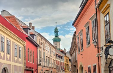 Sopron, Hungary - June 2020 : Historical center in summertime