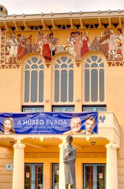 Sopron, Hungary - June 2020 : Historical center in summertime