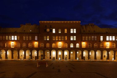 Szeged, Hungary - February 2021 : Cathedral Square in wintertime, HDR Image