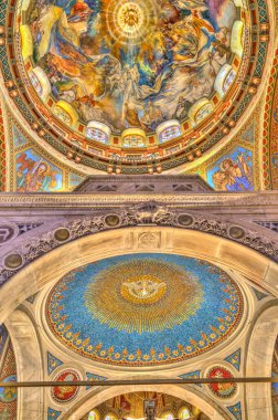 Szeged, Hungary - February 2020: Interior of the Cathedral