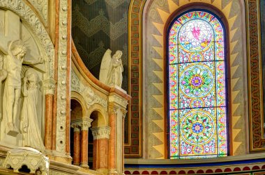 Szeged, Hungary - February 2020: Interior of the Cathedral