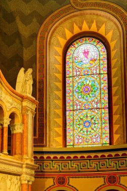 Szeged, Hungary - February 2020: Interior of the Cathedral