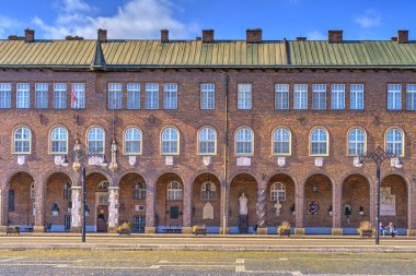 Szeged, Hungary - February 2021 : Cathedral Square in wintertime, HDR Image