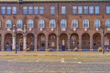 Szeged, Hungary - February 2021 : Cathedral Square in wintertime, HDR Image