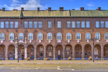 Szeged, Hungary - February 2021 : Cathedral Square in wintertime, HDR Image