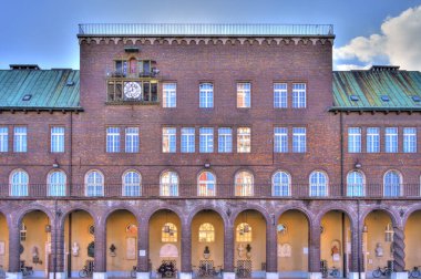 Szeged, Hungary - February 2021 : Cathedral Square in wintertime, HDR Image