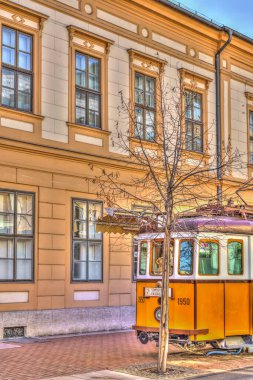 Szeged, Hungary - February 2021 : Historical center in sunny weather