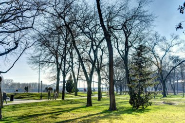 Szeged, Hungary - March 2021: Historical center in sunny weather, HDR Image