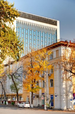Tashkent, Uzbekistan - October 2019 : City center in autumn