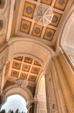 Tashkent, Uzbekistan - October 2019 : National Opera in sunny weather