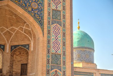 Tashkent, Uzbekistan : October 2019 : Hazrati Imam Complex in sunny weather
