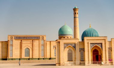 Tashkent, Uzbekistan : October 2019 : Hazrati Imam Complex in sunny weather