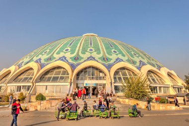Tashkent, Uzbekistan - October 2019 : Chorsu Bazaar in autumn