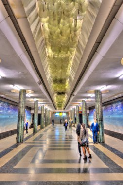 Tashkent, Uzbekistan - October 2019 : City center in autumn