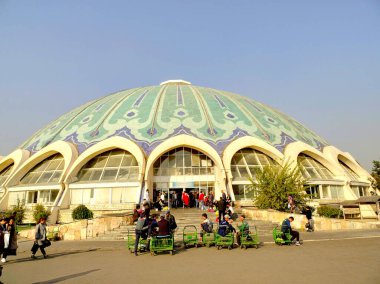 Tashkent, Uzbekistan - October 2019 : Chorsu Bazaar in autumn
