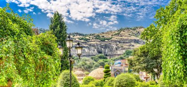 Tbilisi, Georgia - July 2021 : Historical center in sunny weather