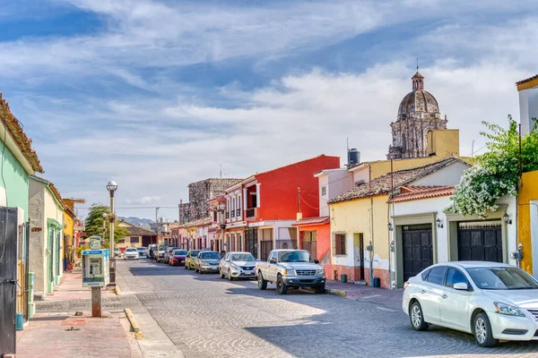 Mazatlan, Sinaloa, Mexico - January 2022 : Historical center in sunny weather,