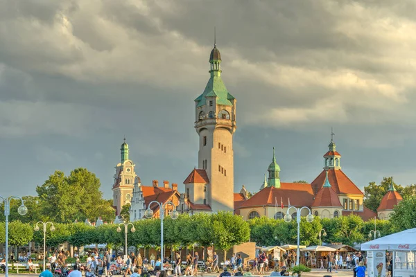 Sopot Poland July 2021 Beautiful View City Summertime — Stockfoto