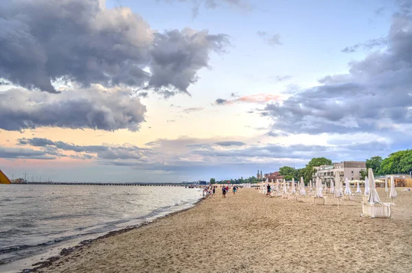 Sopot Poland July 2021 Seaside Resort Summertime — Stock fotografie