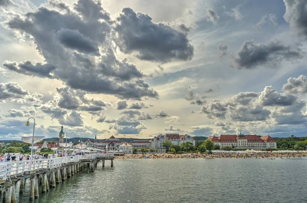 Sopot Poland July 2021 Seaside Resort Summertime — Stockfoto