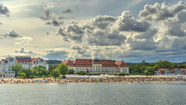 Sopot Poland July 2021 Seaside Resort Summertime — Stok fotoğraf