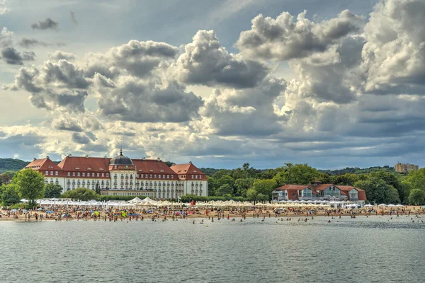 Sopot Poland July 2021 Seaside Resort Summertime — Stok fotoğraf