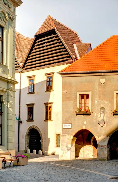 Sopron Hungary June 2020 Historical Center Summertime — ストック写真