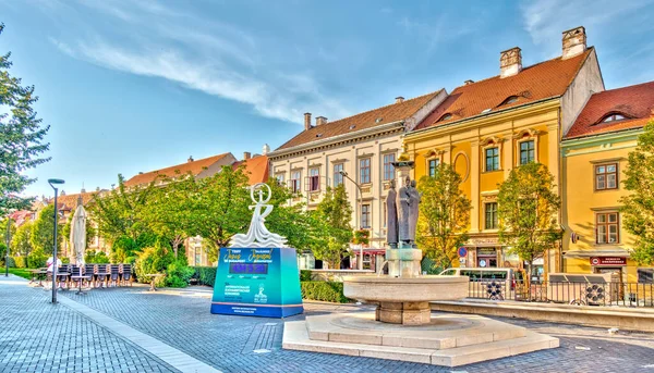 Sopron Hungary June 2020 Historical Center Summertime —  Fotos de Stock