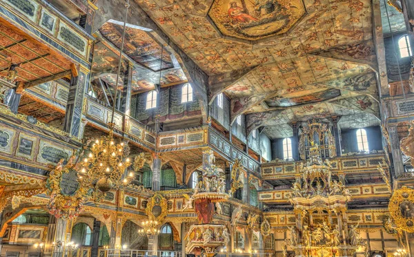 Swidnica Poland August 2021 Church Peace Interior — Fotografia de Stock