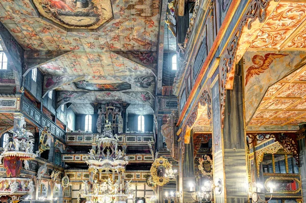 Swidnica Poland August 2021 Church Peace Interior — Fotografia de Stock