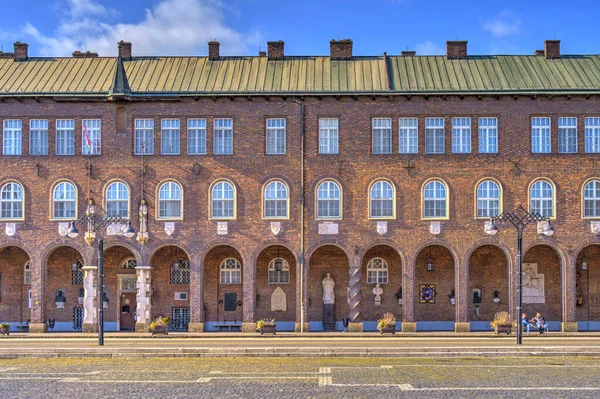 Szeged Hungary February 2021 Cathedral Square Wintertime Hdr Image — Foto de Stock