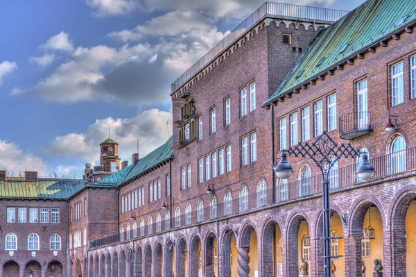 Szeged Hungary February 2021 Cathedral Square Wintertime Hdr Image — Stok fotoğraf