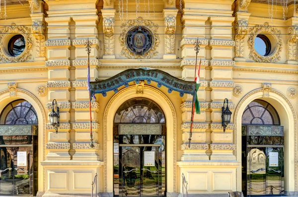 Szeged Hungary March 2021 Historical Center Sunny Weather Hdr Image — Foto Stock