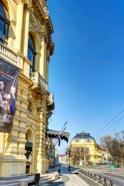 Szeged Hungary March 2021 Historical Center Sunny Weather Hdr Image — Stock Photo, Image