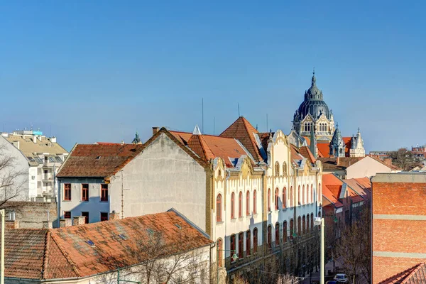 Szeged Hungary March 2021 Historical Center Sunny Weather Hdr Image — Photo