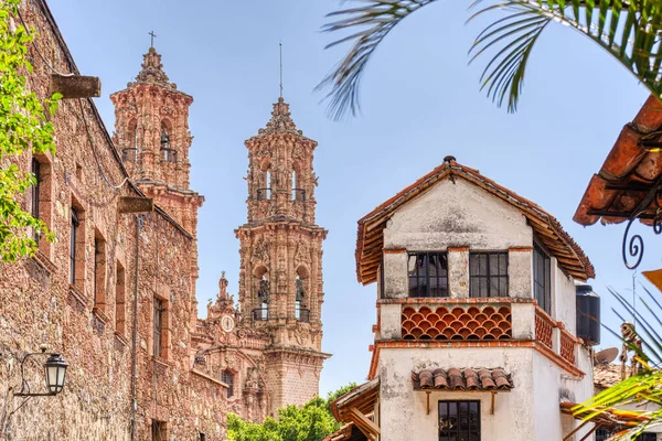 Taxco Guerrero Mexico January 2022 Historical Center Landmarks Sunny Weather — Zdjęcie stockowe