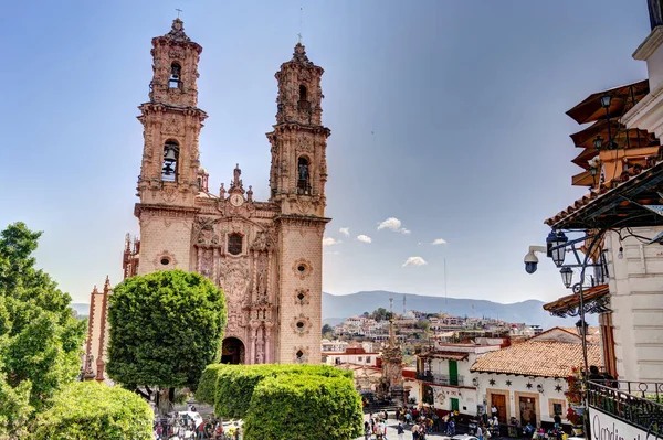 Taxco Guerrero Mexico January 2022 Historical Center Landmarks Sunny Weather — Zdjęcie stockowe